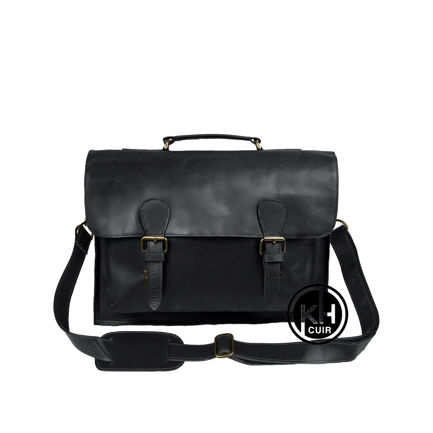 Cartable OXFORD en véritable Cuir vachette 1,8mm – Image 2